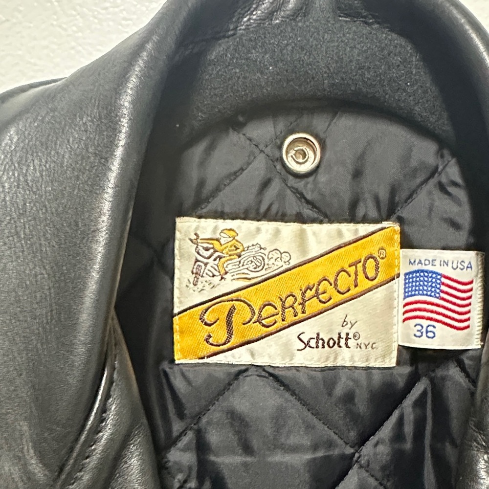 Schott NYC Perfecto Sz 36 - Picture 2 of 3